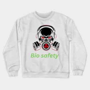 Bio safety skull Crewneck Sweatshirt